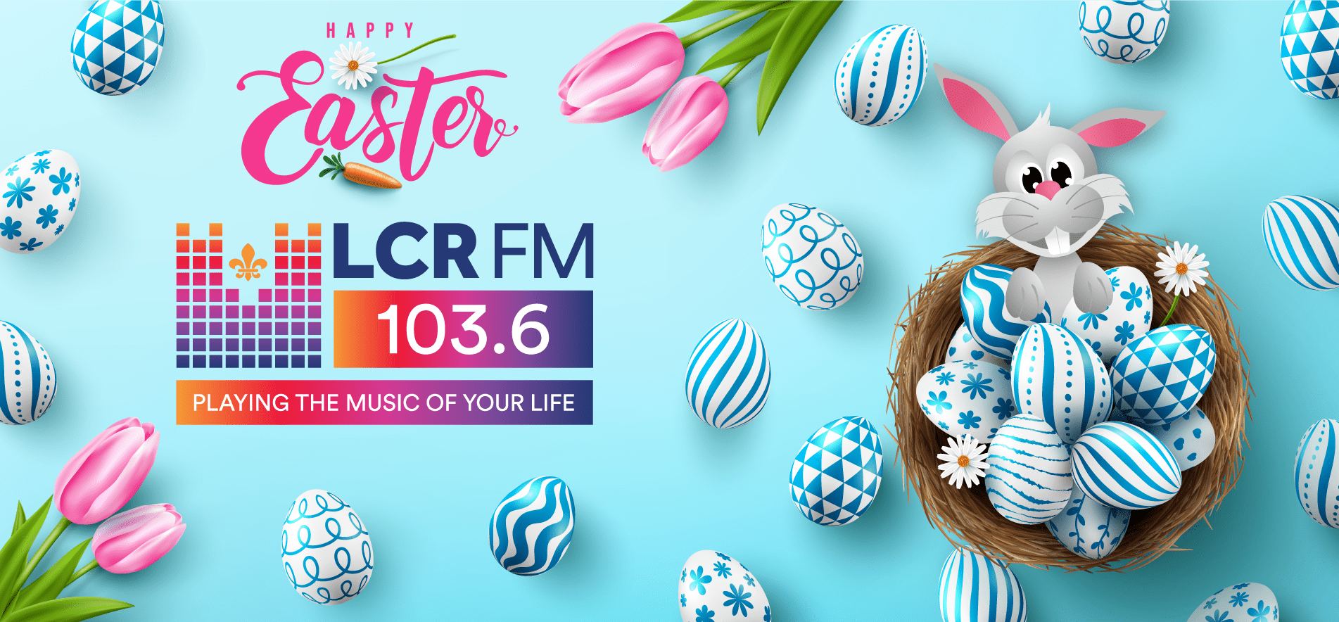 LCR FM 103.6 welcome screen