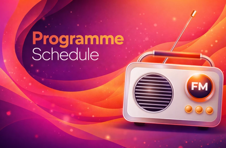 Who's on air? find in our schedule.